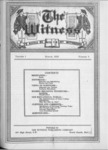Witness Volume 1, No. 4, March 1922