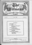 Witness Volume 1, No. 5, April 1922