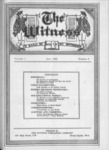 Witness Volume 1, No. 8, July 1922