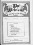 Witness Volume 1, No. 9, August 1922