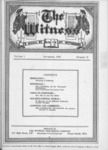 Witness Volume 1, No. 12, November 1922